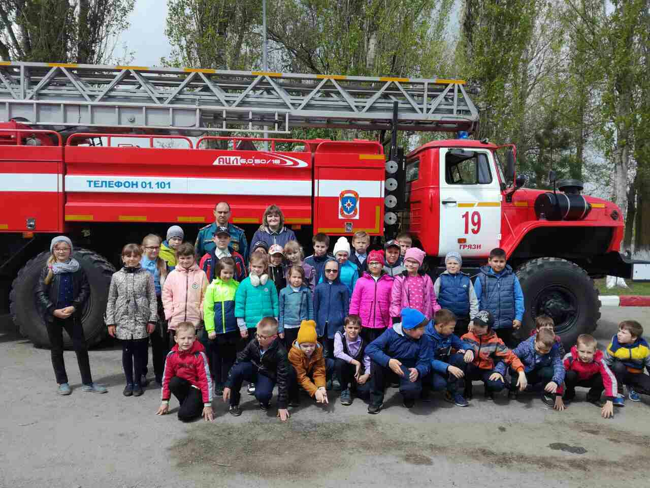 На экскурсию в пожарную часть! » Первый Грязинский Портал